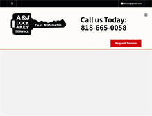 Tablet Screenshot of anjlock.com